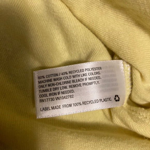 👚(bundle 4 items w/👚for $16) Yellow terry tank by a New Day - Picture 6 of 7